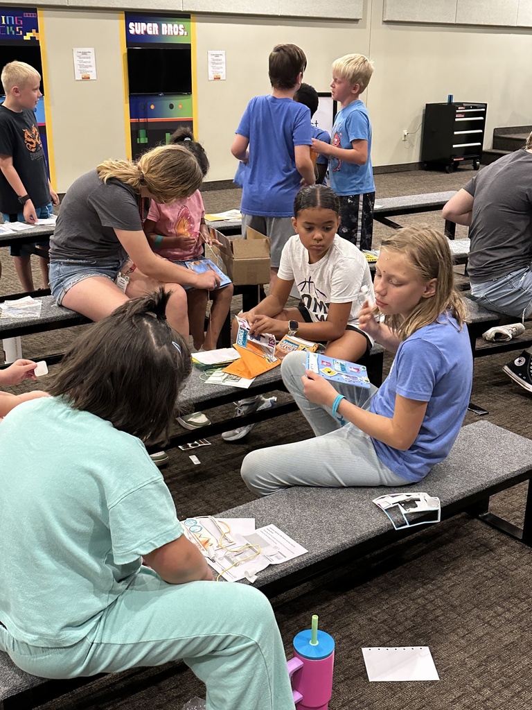 students making a bible journal