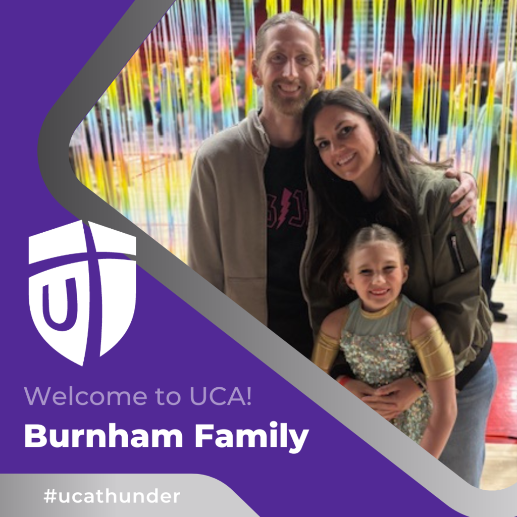 picture of a new family joining UCA next fall