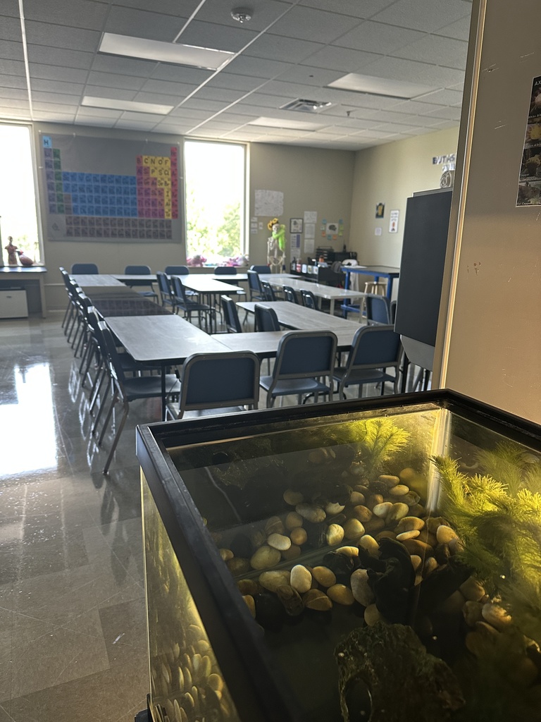 picture of an empty science classroom