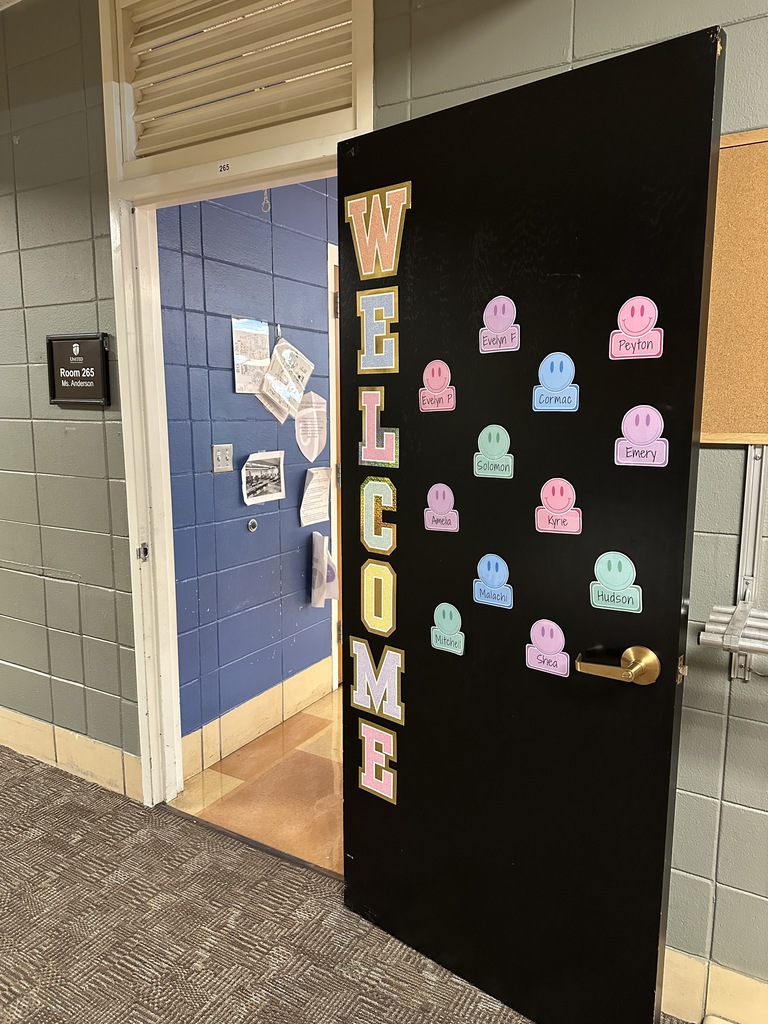 picture of a classroom door