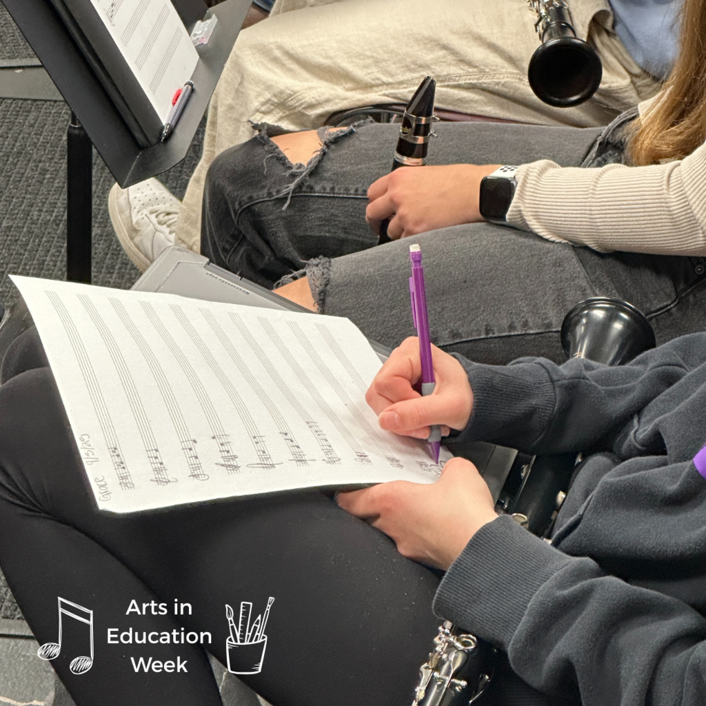 band students practicing