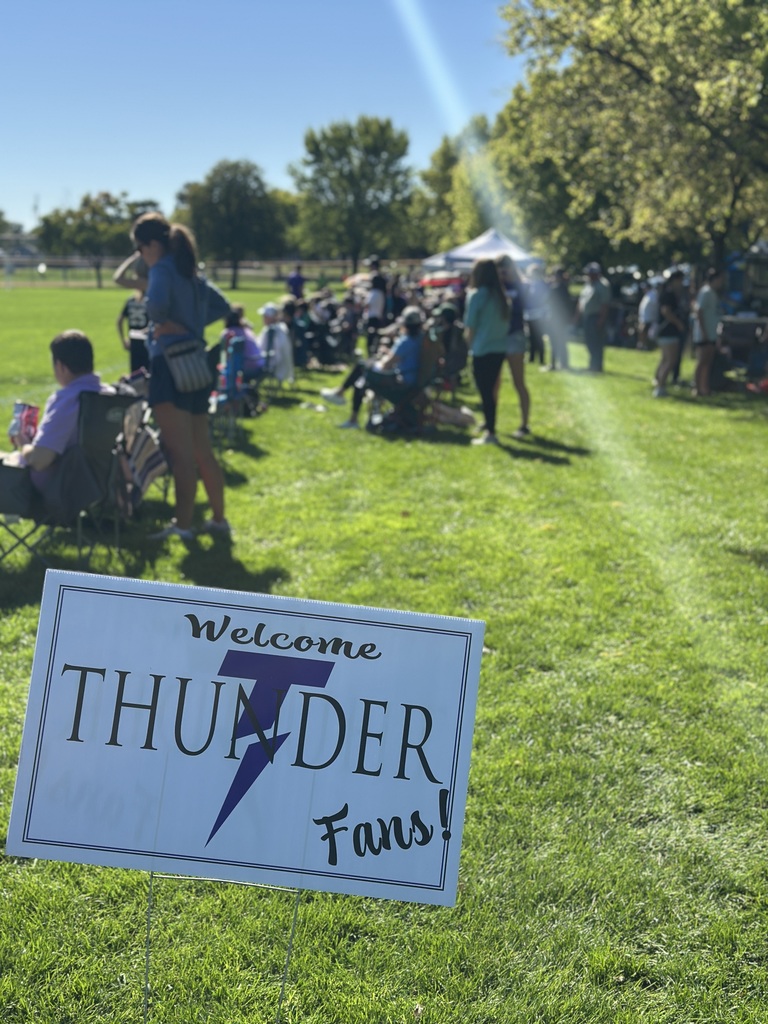 yard sign welcoming the fans along the sideline at a soccer game