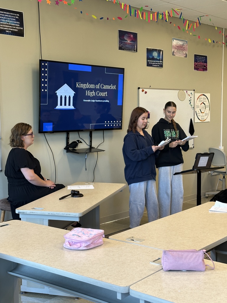students on the prosecution team speaking to the jury