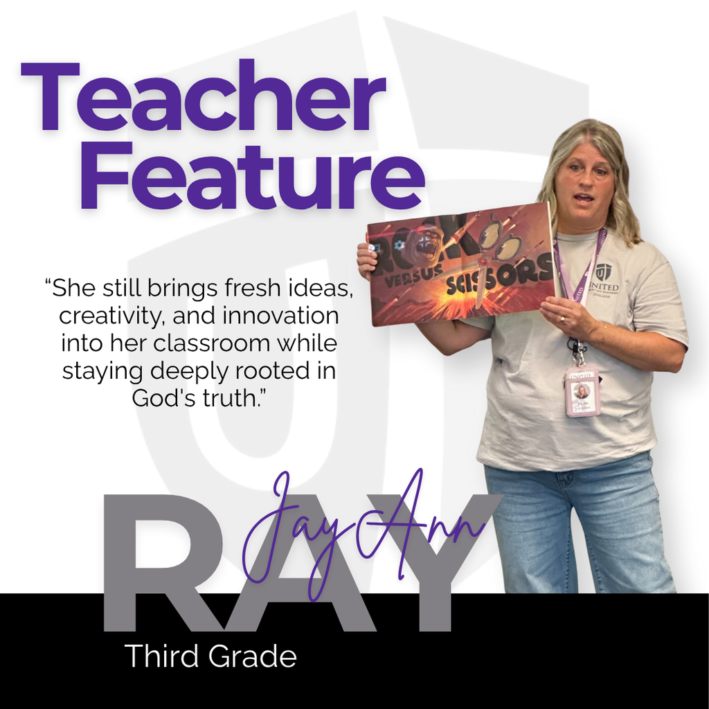 graphic to feature a teacher with her name and a quote from her nominating colleague