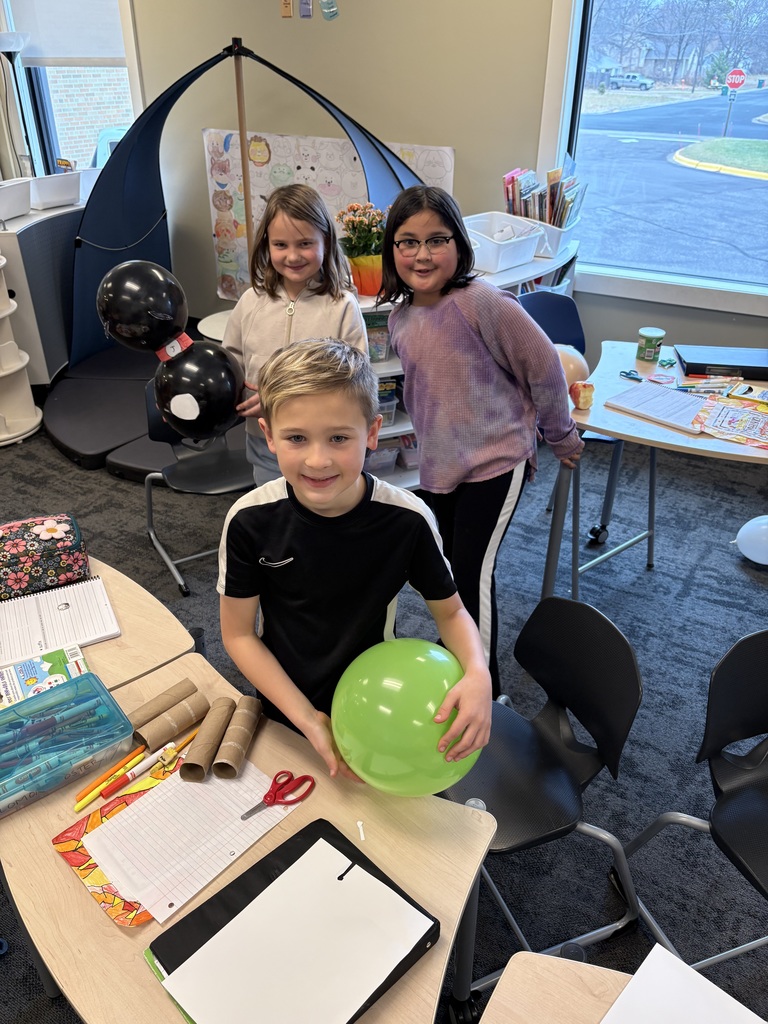 students making a balloon float based off of the "Balloons Over Broadway" story