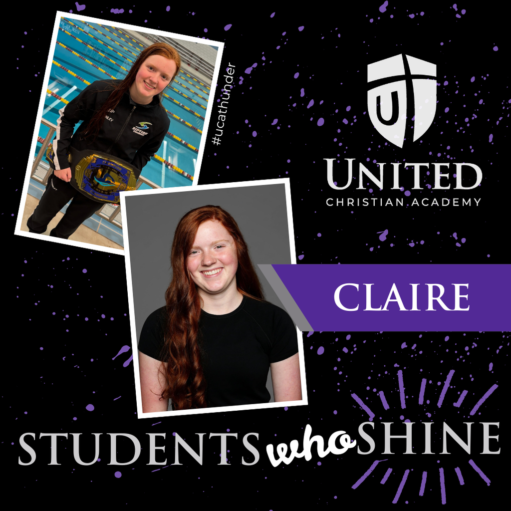 students who shine graphic with two pictures of a 9th grade girl