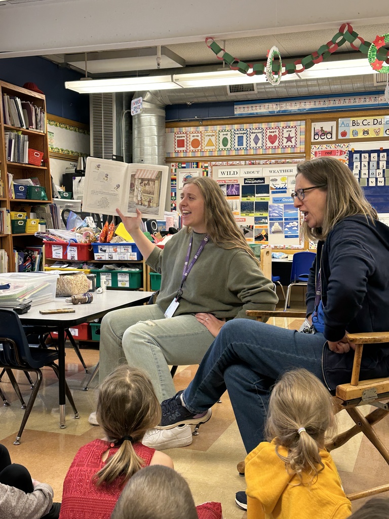 kindergarten teachers reading a story to their classes