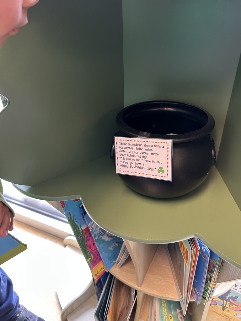 a pot of gold treasure that students were hunting for