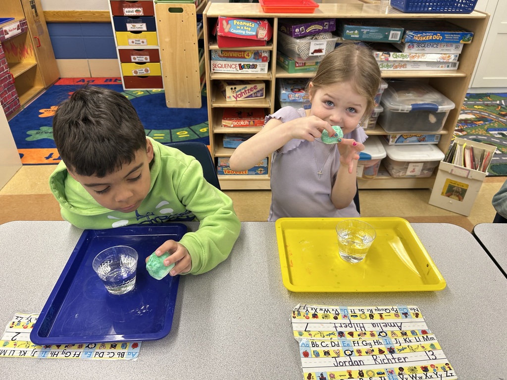 students looking at "stones"
