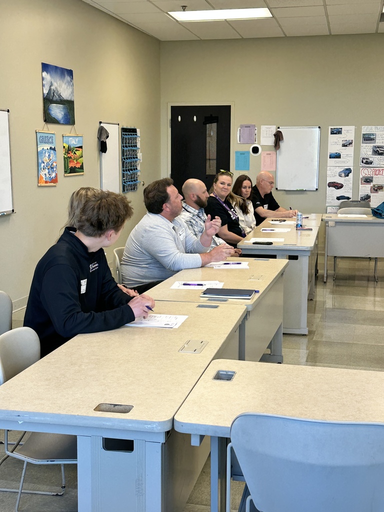 panel of judges in a "Shark Tank" classroom activity