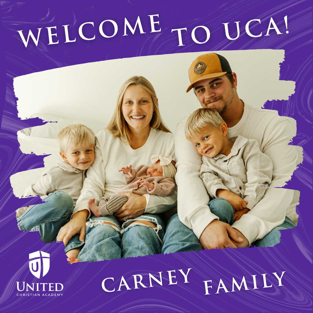 family photo of parents and three young kids