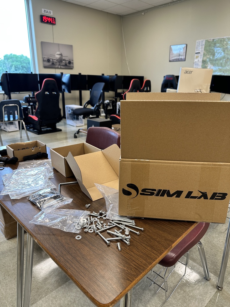 boxes and components for new flight simulators