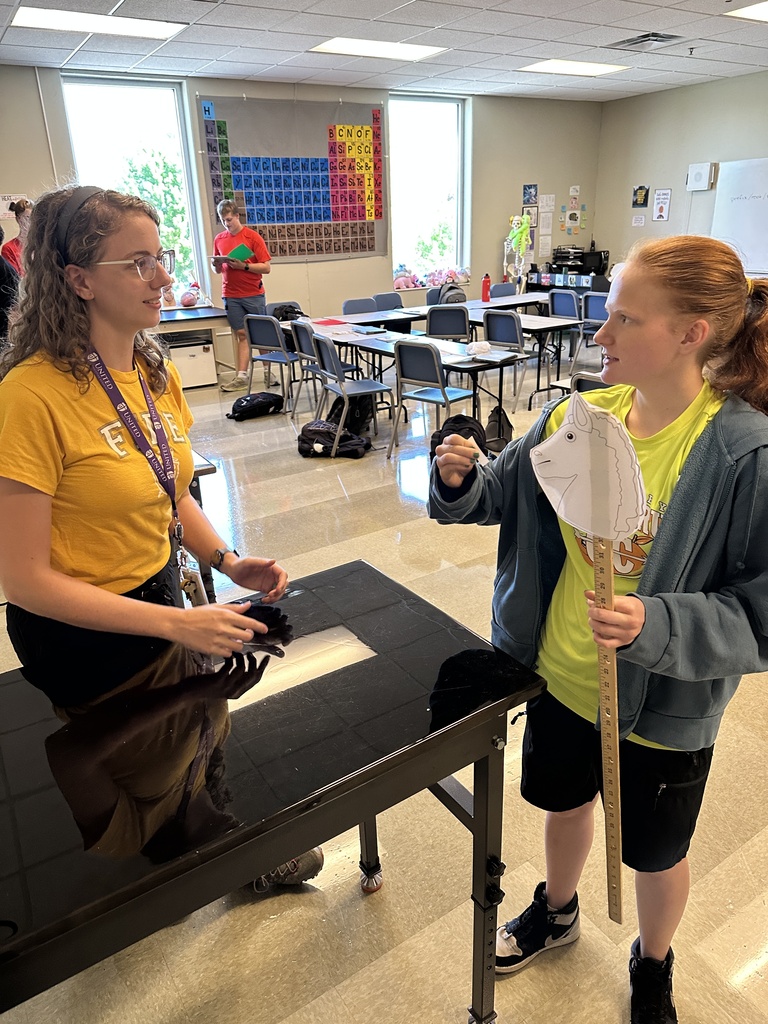 teacher and a student having a conversation