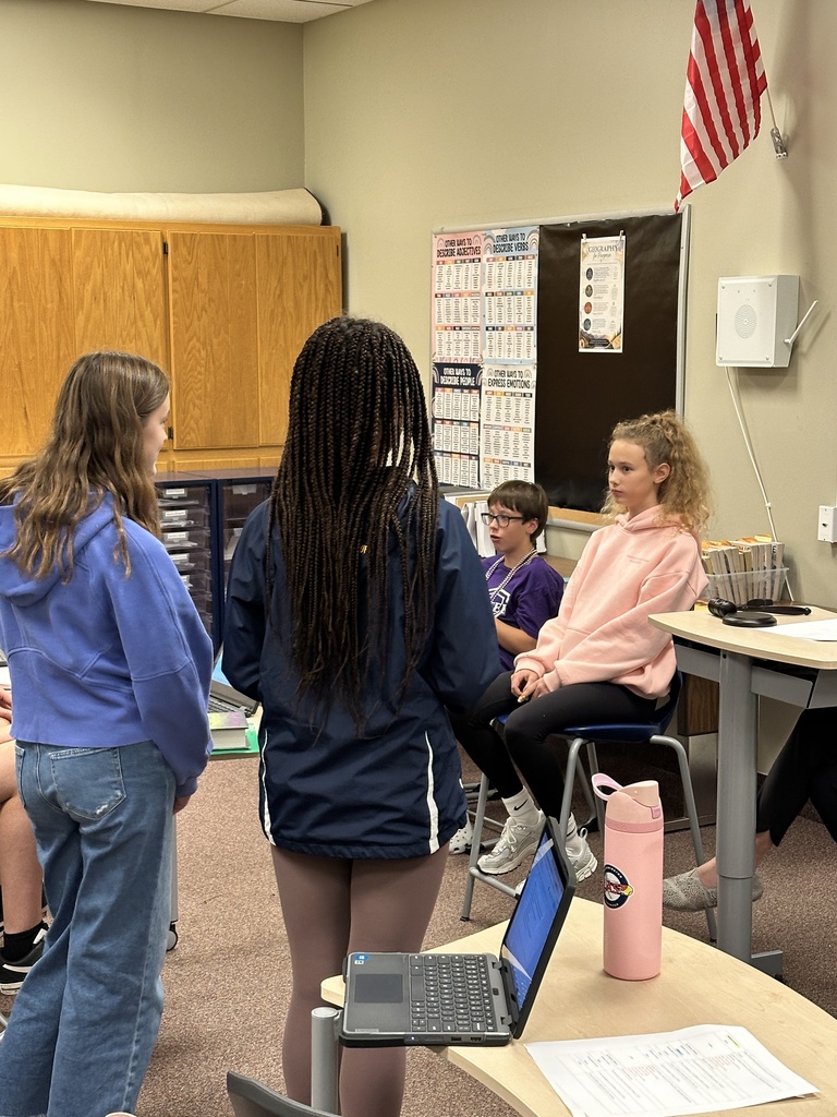 student "on trial" in a classroom activity