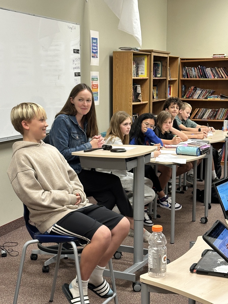 student "on trial" in a classroom activity