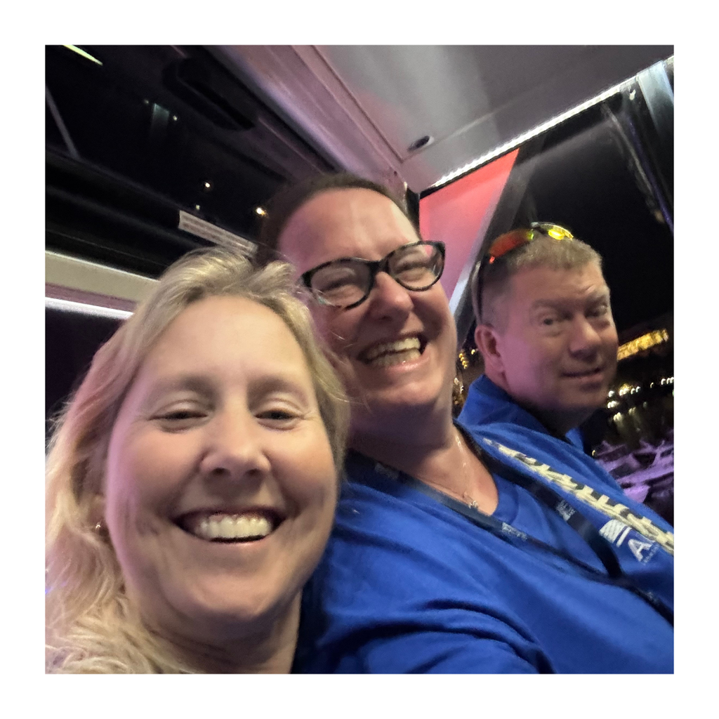 selfie picture of three chaperones