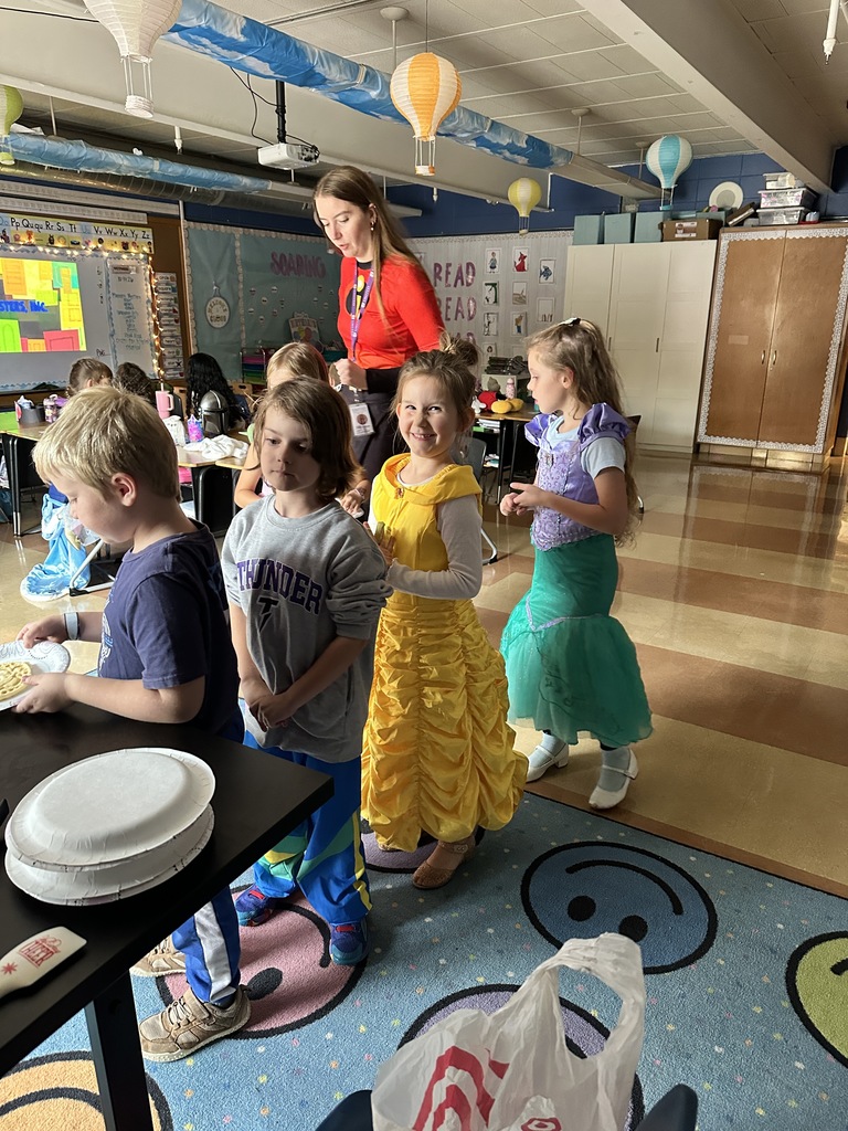 students standing in a line