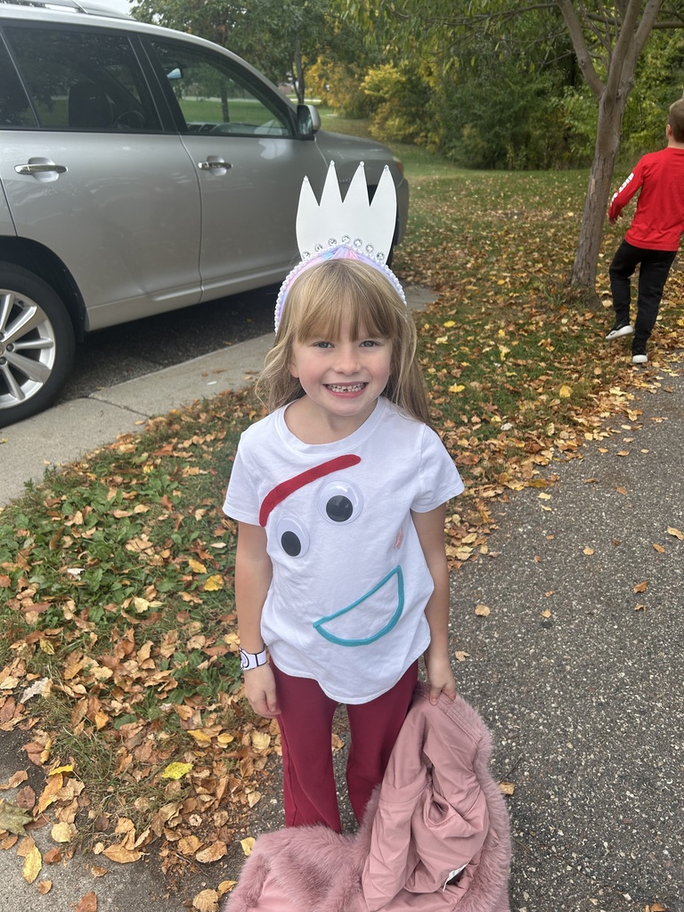 student dressed in a Disney costume