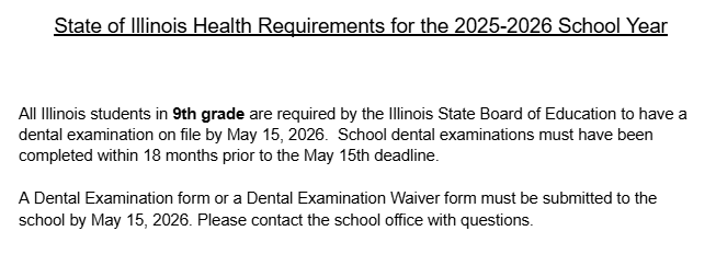 Dental Notice