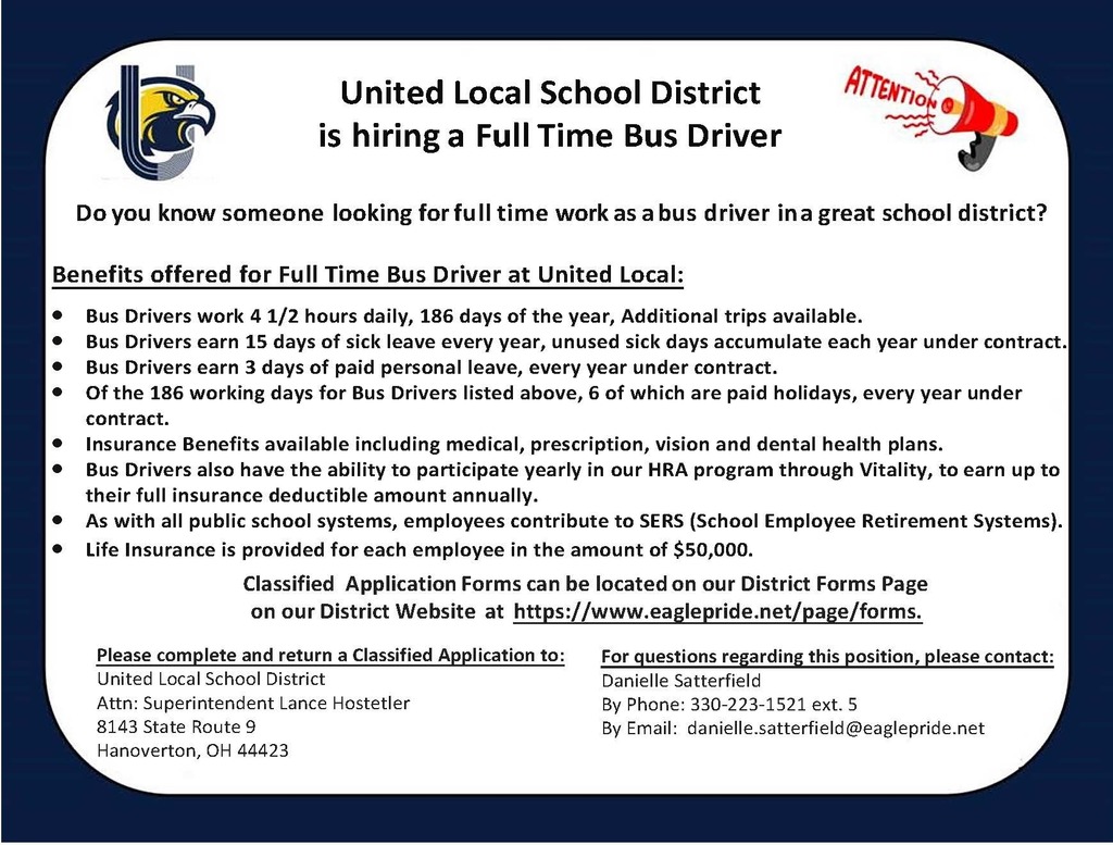 Hiring a Bus Driver