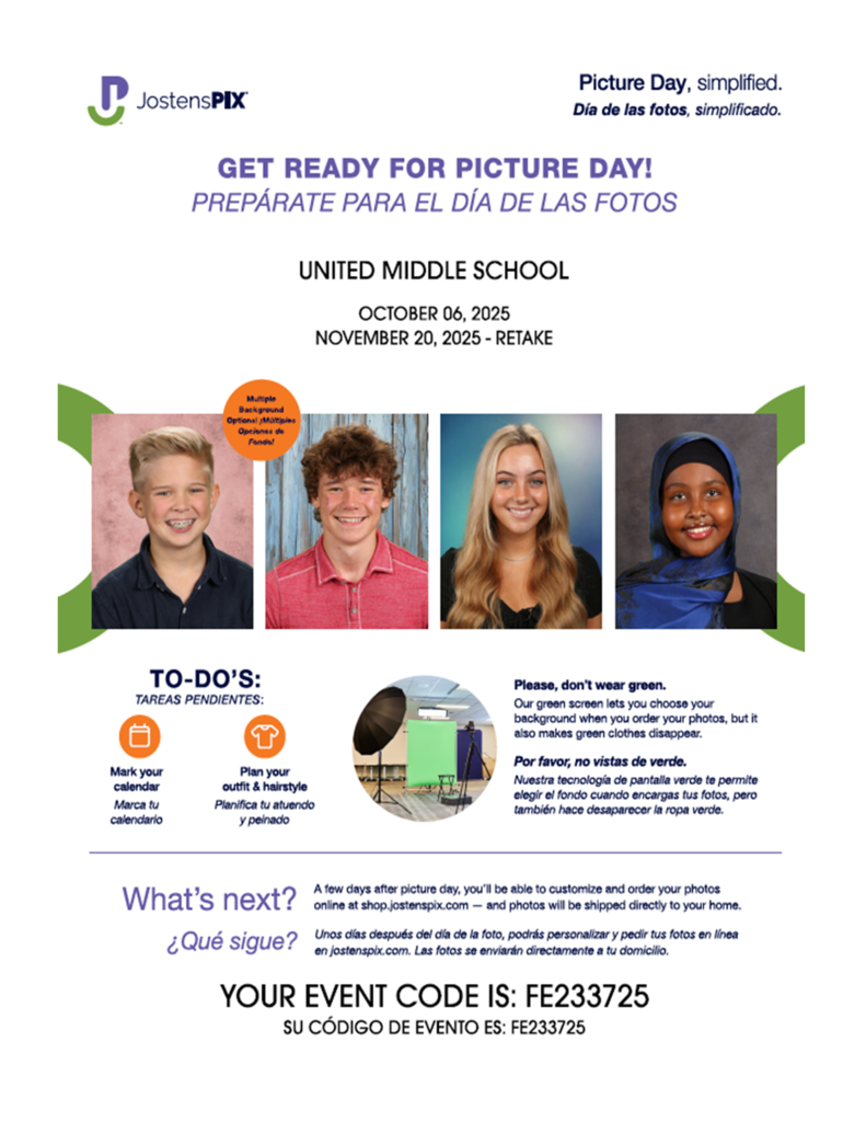 UMS Page 1 Picture Day