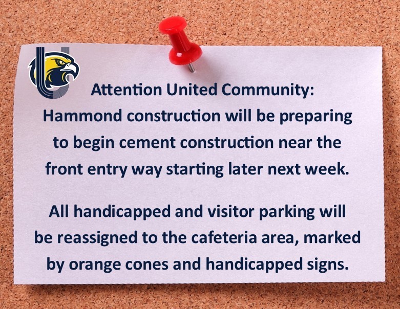 Attention United Community:
