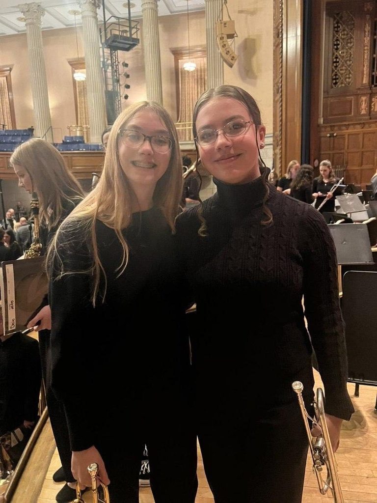 Sydney Thompson and Allison Conser