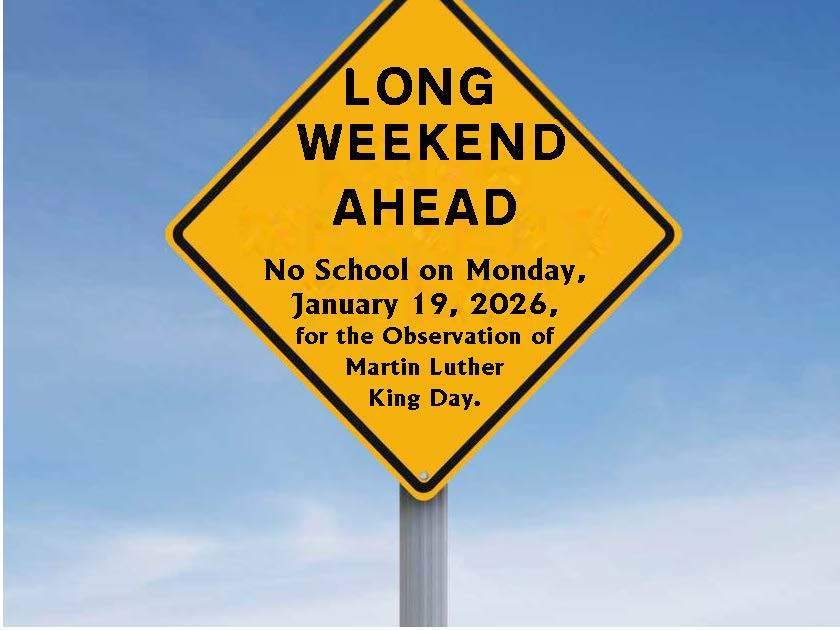 No School - Martin Luther King Day