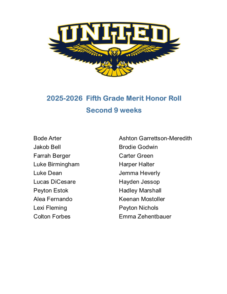 5th Grade Merit