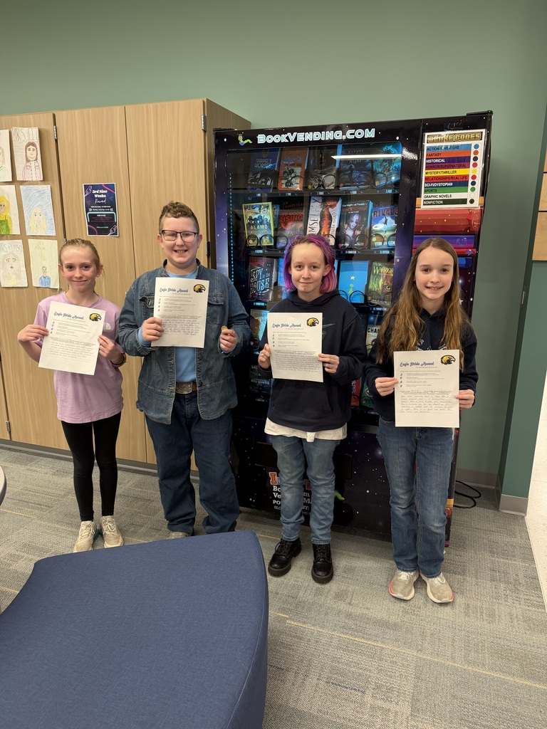 5th Grade Eagle Pride Winners