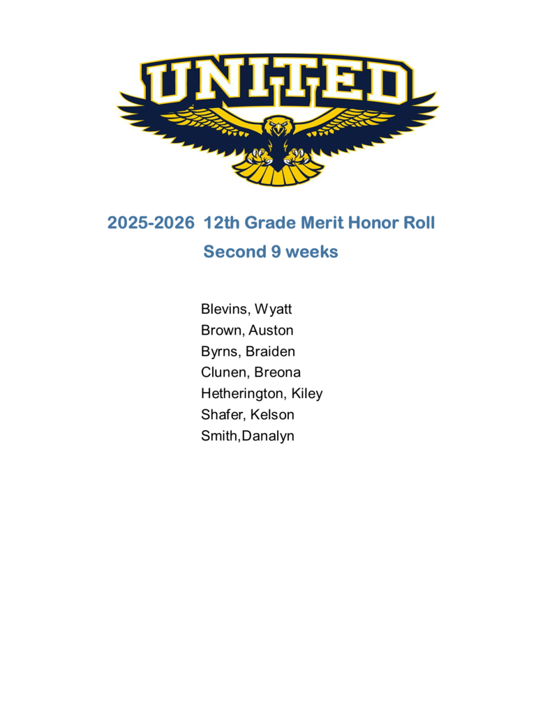 Dist. Merit Honor Roll