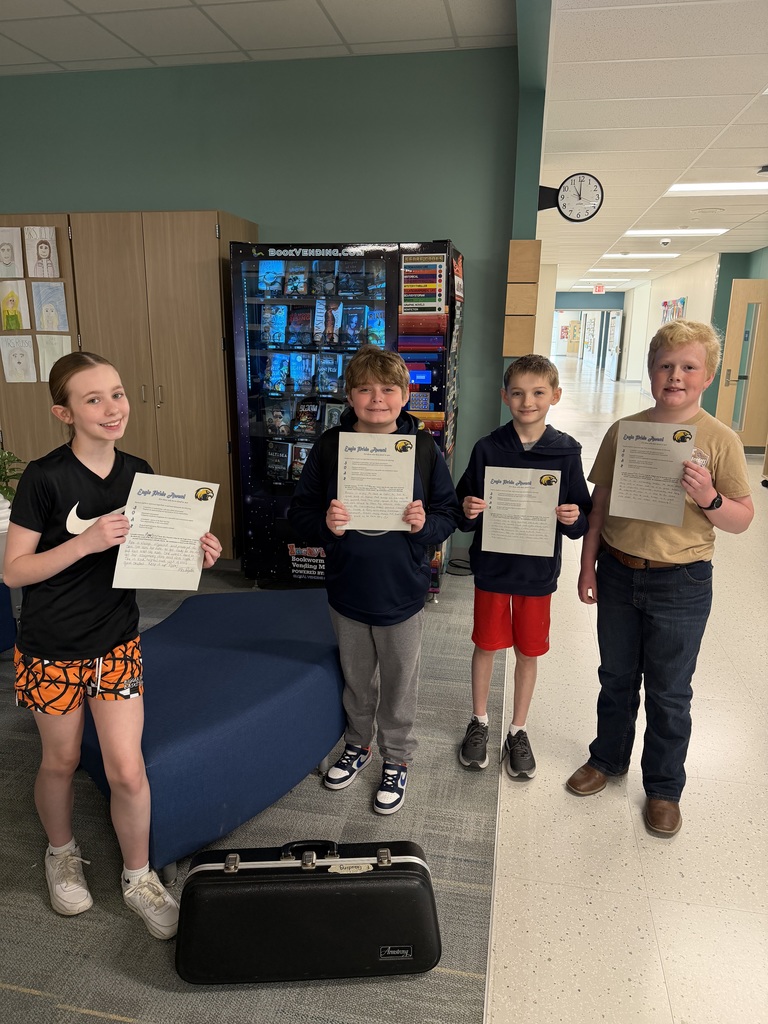 5th Grade Eagle Pride Winners