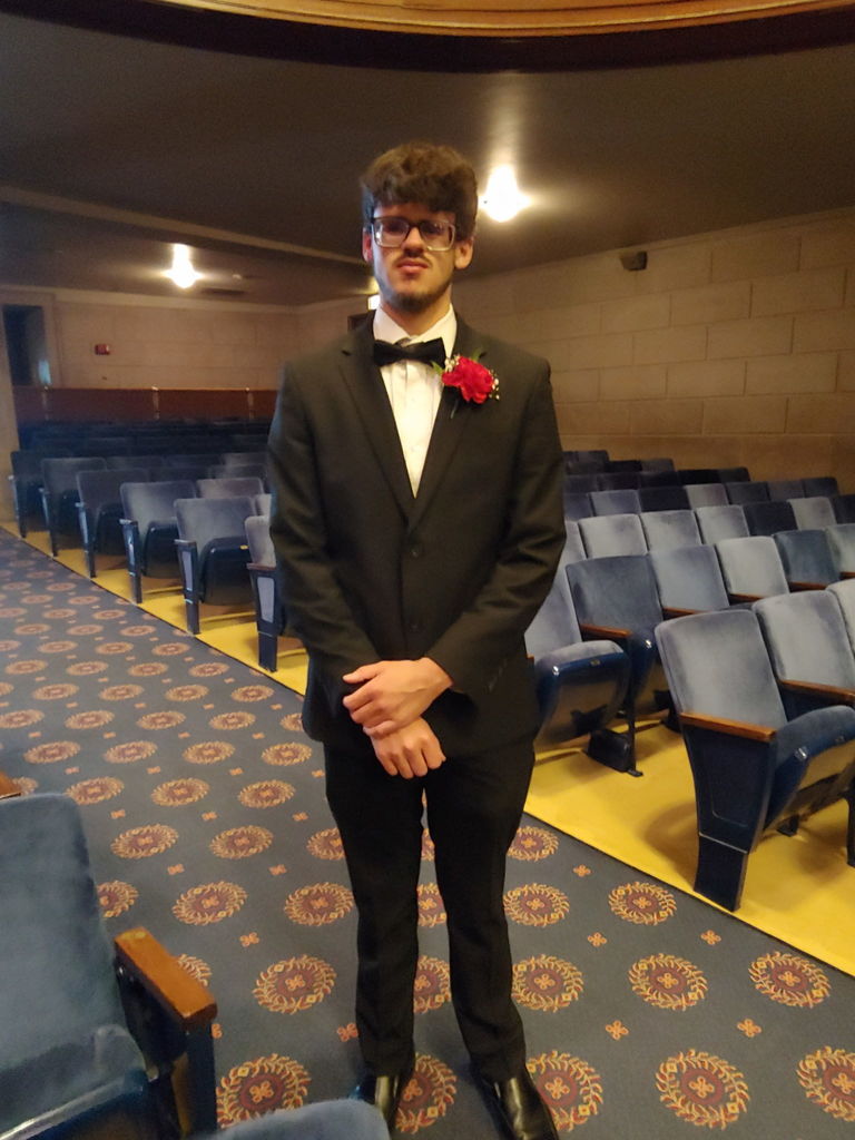 Luke Hull on his last performance with the YSYO as the principal percussionist.