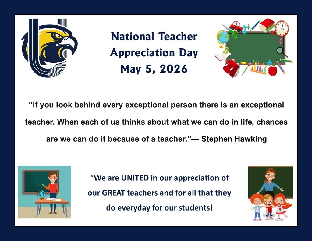 National Teacher Appreciation Day May 5, 2026