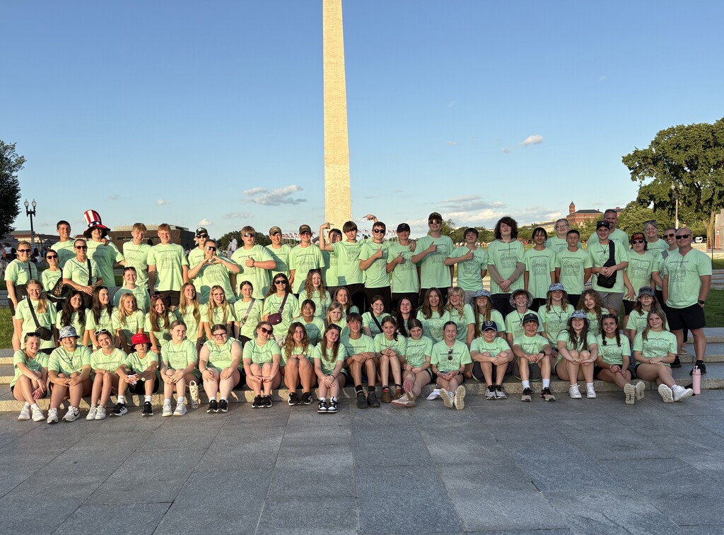 8th grade students at Washington D.C.