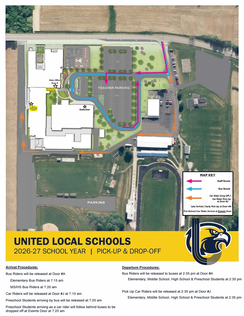 2026-2027 Arrival and Dismissal Procedures