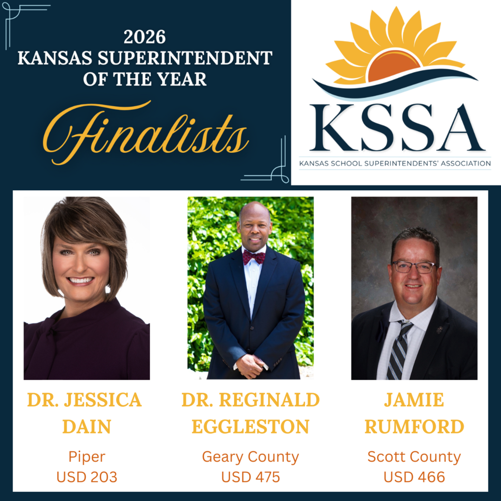 2026 Kansas Superintendent of the Year Finalists