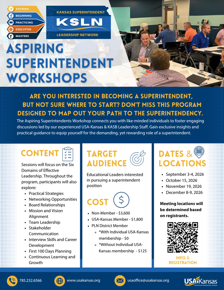 Aspiring Superintendent Workshops