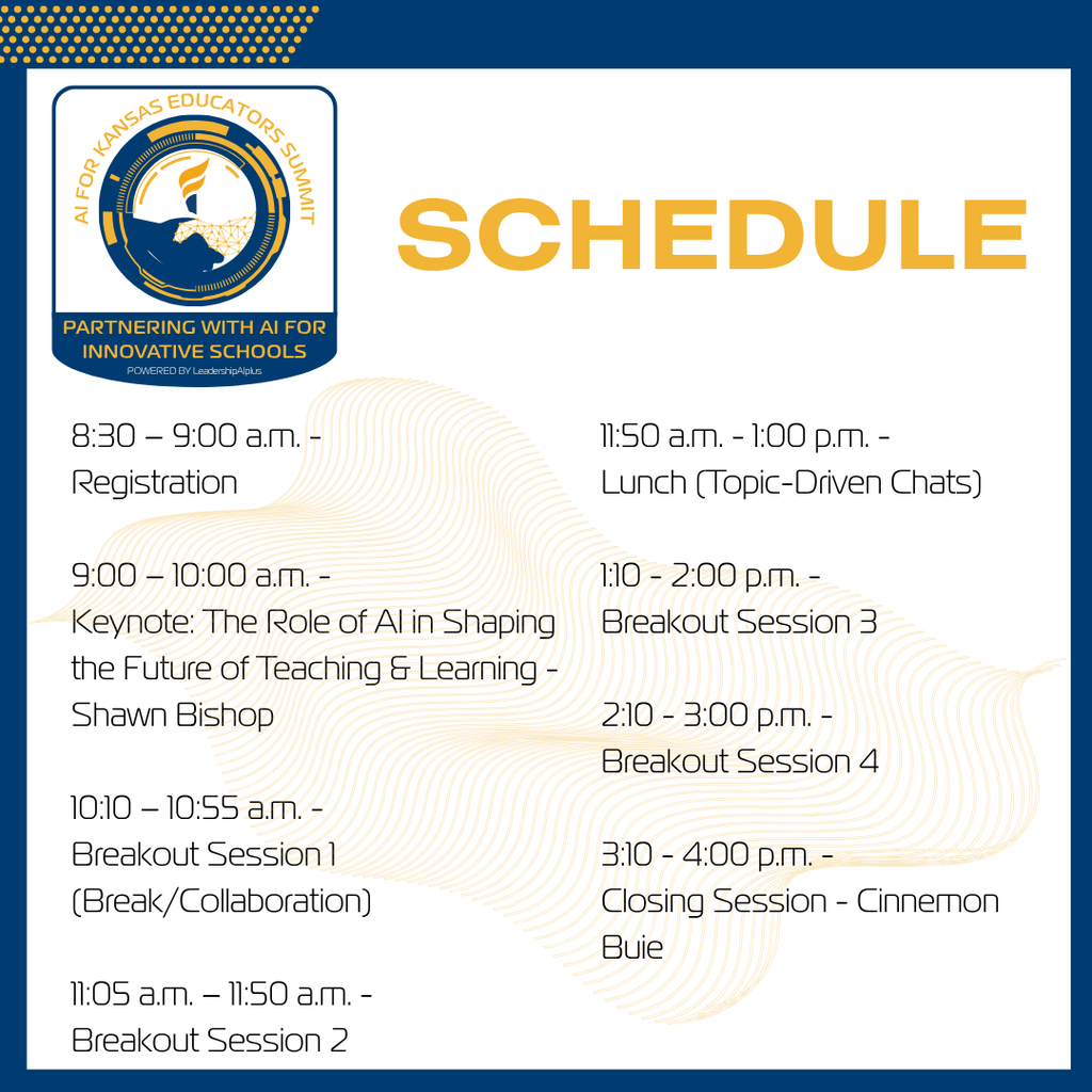 AI Summit Schedule