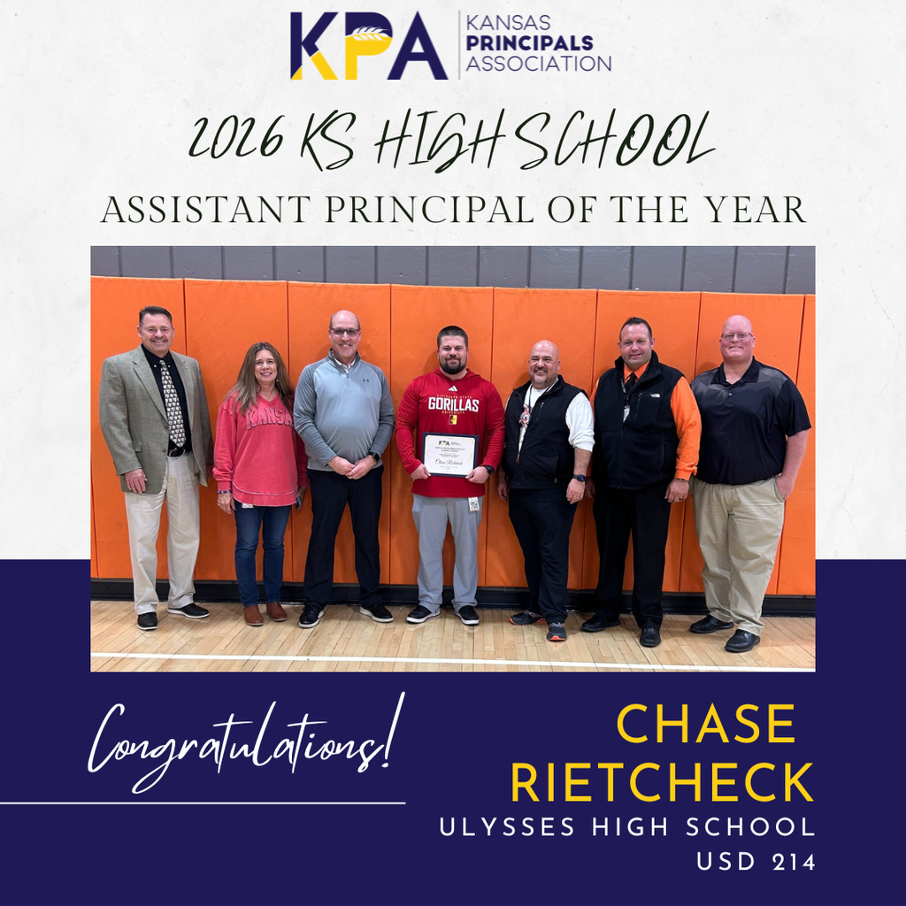 2026 KS High School Assistant Principal of the Year