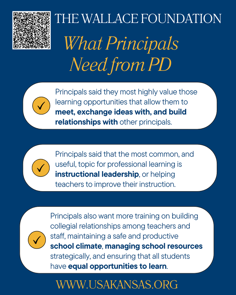 What Principals Need from PD 