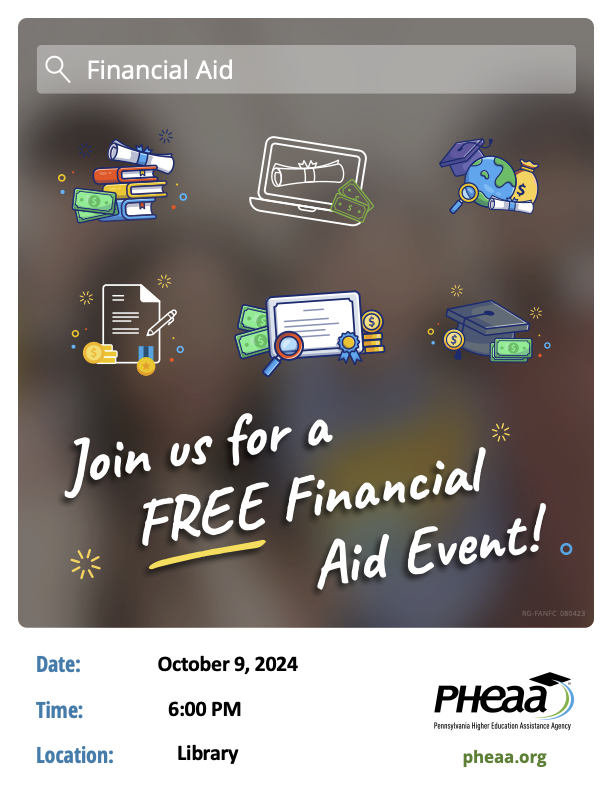 Reminder Free Financial Aid Event (10/09/2026 600 PM) UNITED