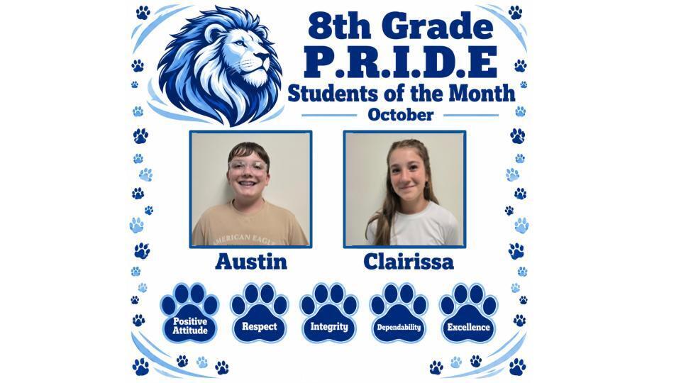 8th Grade P.R.I.D.E