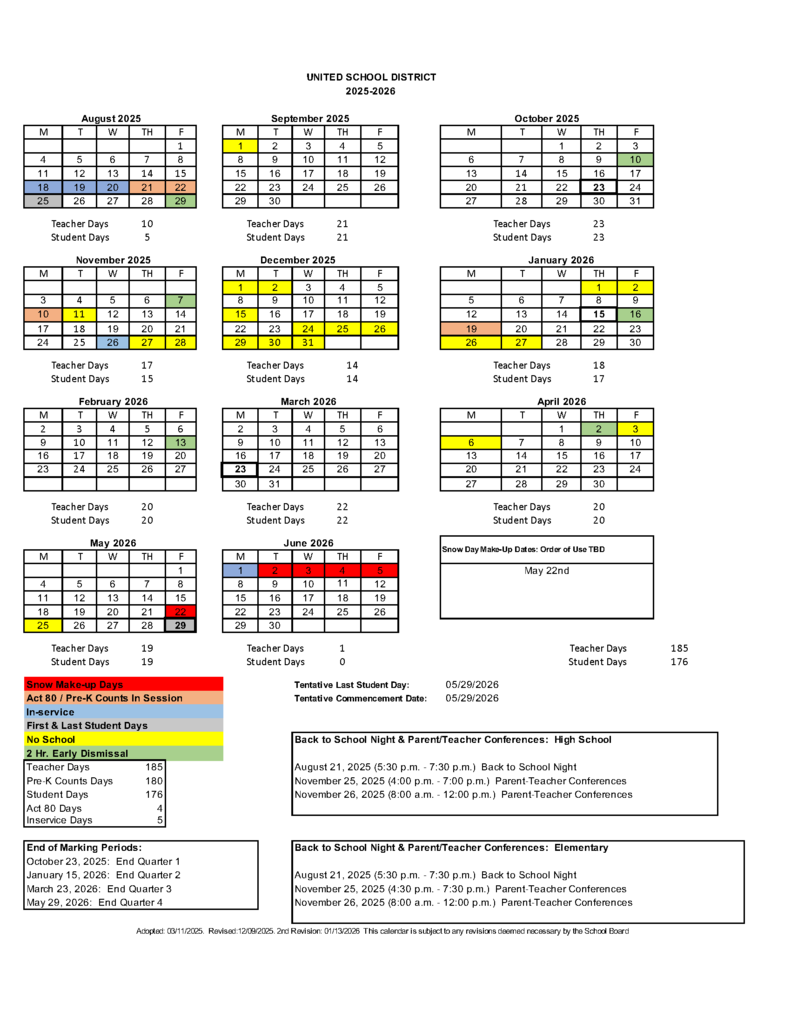 Revised Calendar pg.1