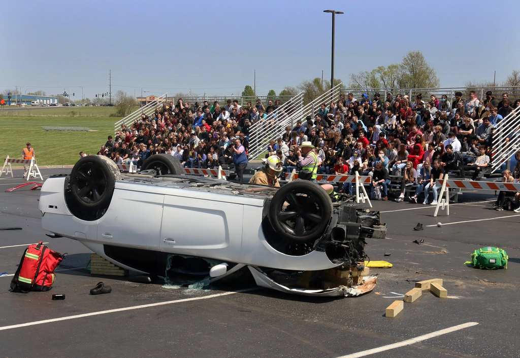 United High School Mock Accident Drill