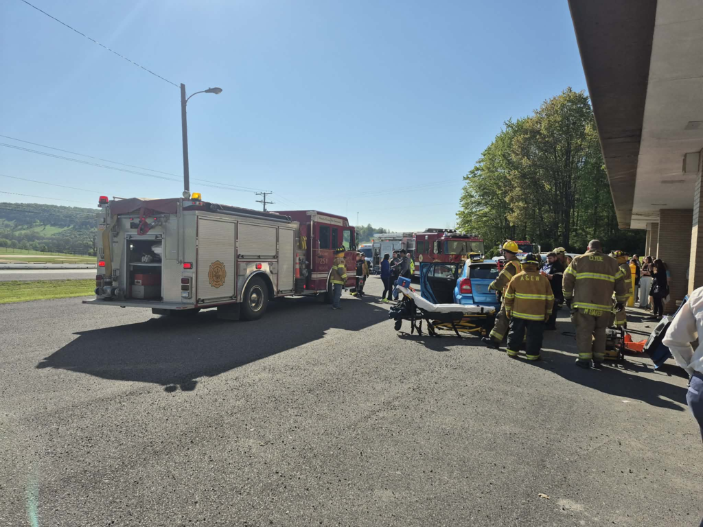 Mock accident