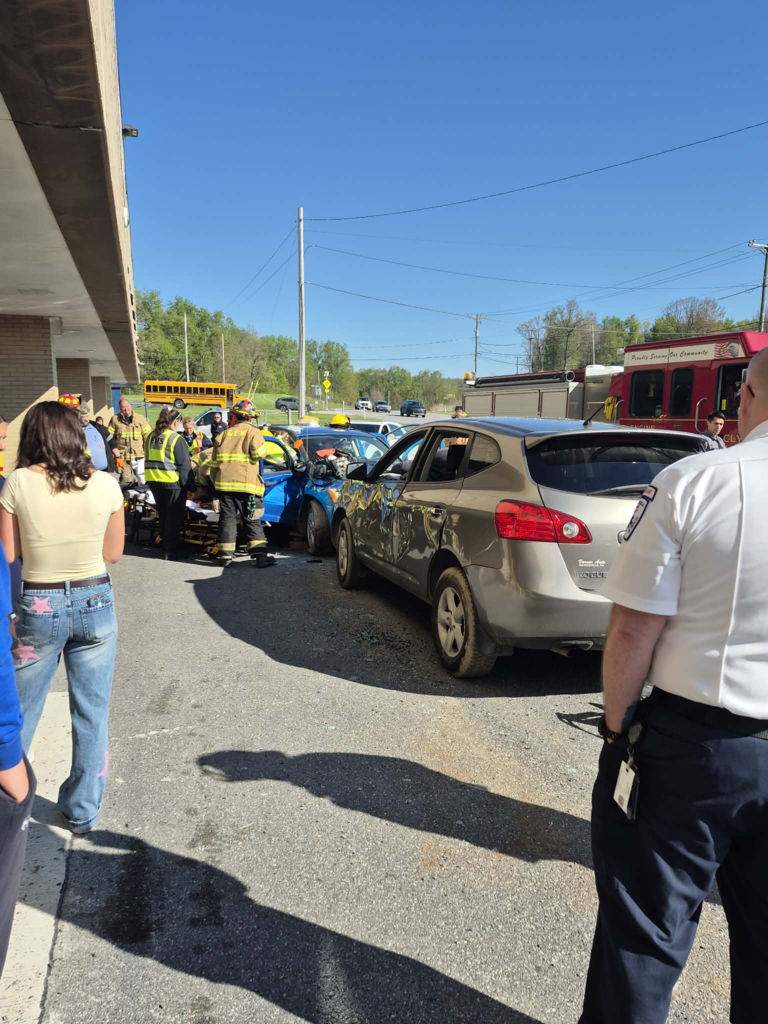 Mock accident