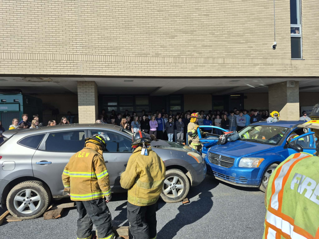 Mock accident pictures