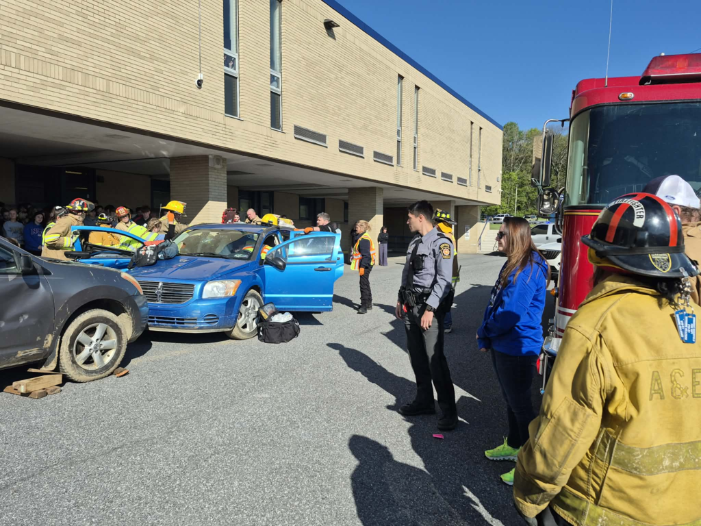 Mock accident