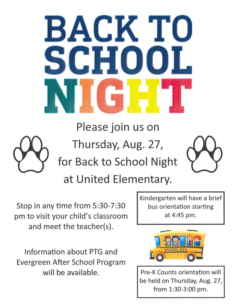 Back to School Night